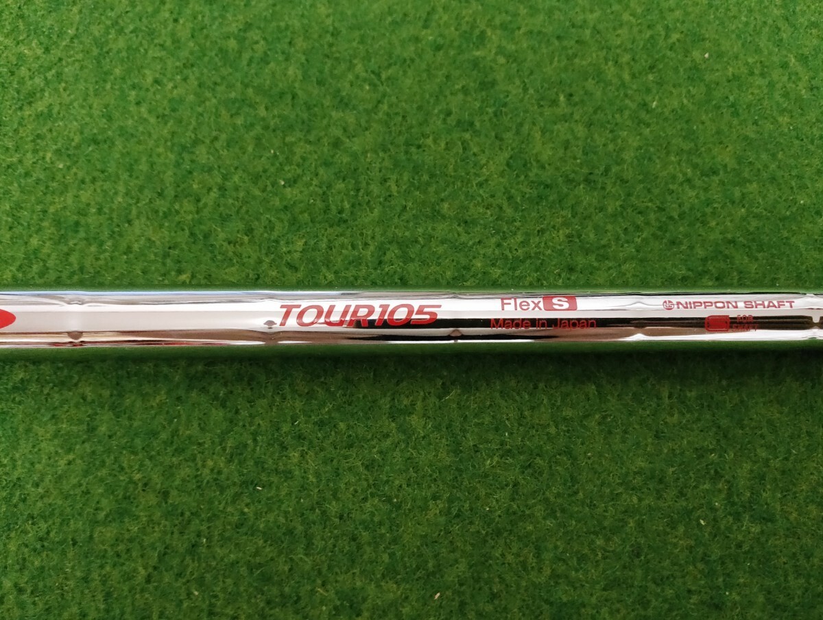 【新品】N.S.PRO MODUS TOUR 105 FLEX：S ハイブリッド 6U 30°用 シャフト ピン モーダス G425 G430 G440 ユーティリティ U6 右利き用 _画像3