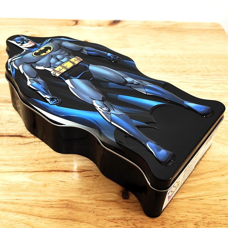ストレージティンケース バットマン 小物入れ キャラクター BATMAN 正規ライセンス品 アメリカン ブリキ 缶 エンボス加工 アメコミ 収納_画像6