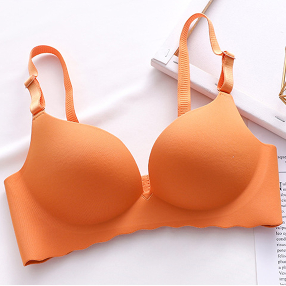 ☆ キャメル ☆ 34/75AB ☆ ブラジャー 3/4カップ シンプル mmbr824d ブラジャー 涼しい ノンワイヤー ノンワイヤーブラ_画像1