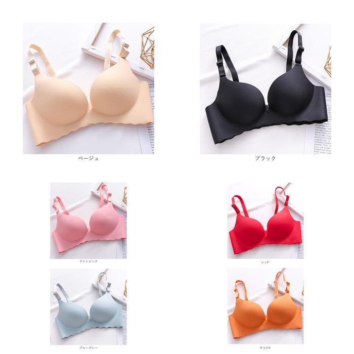 ☆ キャメル ☆ 34/75AB ☆ ブラジャー 3/4カップ シンプル mmbr824d ブラジャー 涼しい ノンワイヤー ノンワイヤーブラ_画像10