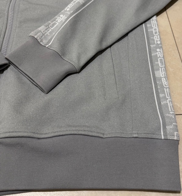 ☆未使用・正規品☆Rosasen golf ロサーセン ゴルフ ブルゾン ジャカード ラインスウェットおしゃれ ストレッチ golf ジャケット Lサイズの画像5