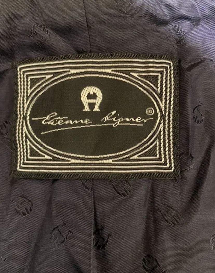 Etienne Aigner エティエンヌアイグナー テーラードジャケット 古着_画像6