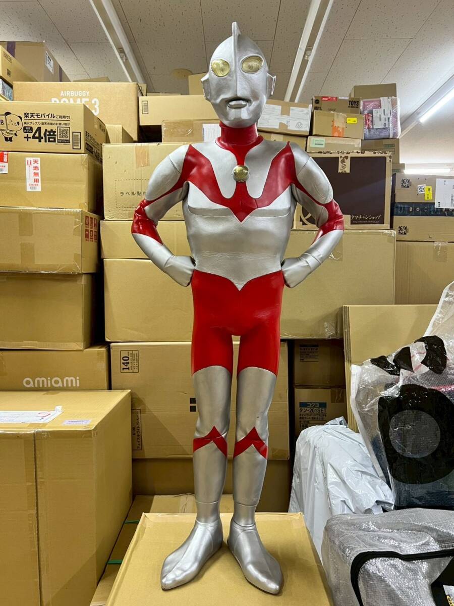 ウルトラマン スタチュー 約1m PLEX 2007製 円谷プロ公認 日本製 / Ultraman 1 Meter Display Statue PLEX 2007 Made in Japan_画像1
