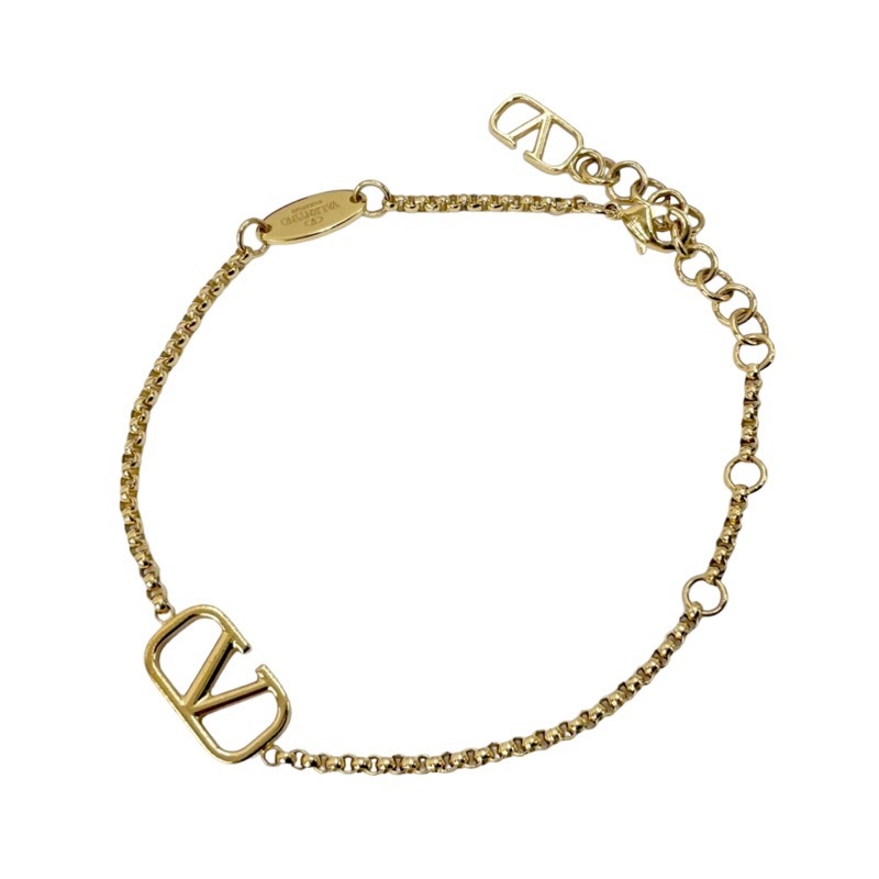 ヴァレンティノ VALENTINO ブレスレット Vロゴ ゴールド_画像1