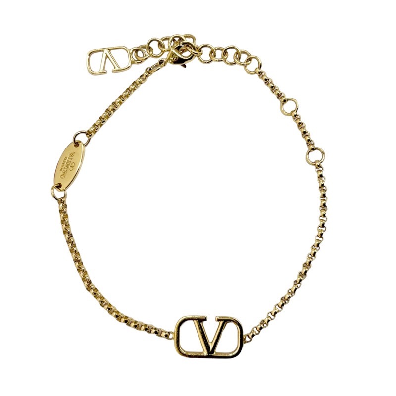 ヴァレンティノ VALENTINO ブレスレット Vロゴ ゴールド_画像2