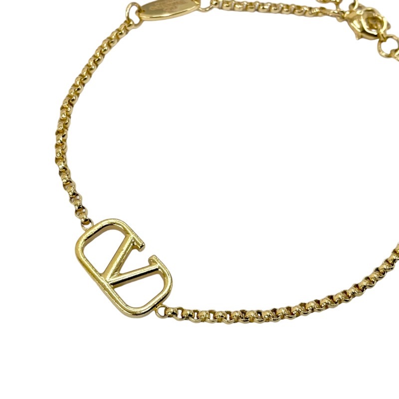 ヴァレンティノ VALENTINO ブレスレット Vロゴ ゴールド_画像3