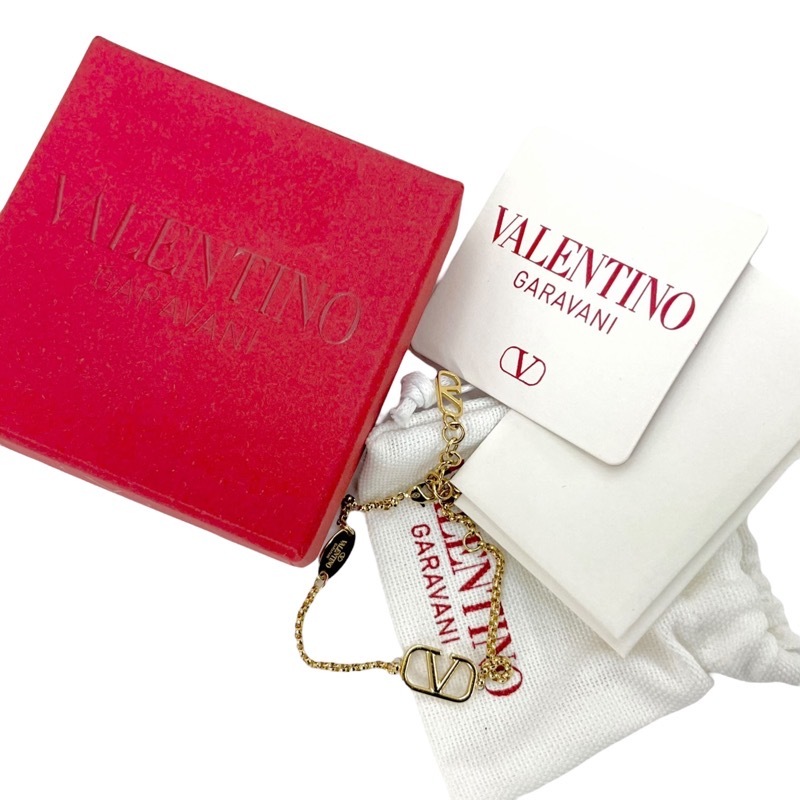 ヴァレンティノ VALENTINO ブレスレット Vロゴ ゴールド_画像5