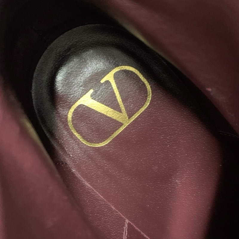 ヴァレンティノ VALENTINO ブーツ ショートブーツ 靴 シューズ スエード ブラウン系 ロックスタッズ_画像7