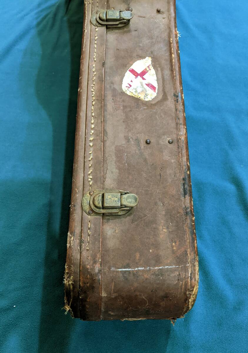ビンテージ　ギブソン50年代ハードケースフルアコ、Gibson brown hard shell case 1950s full depth for L5,etc_画像5