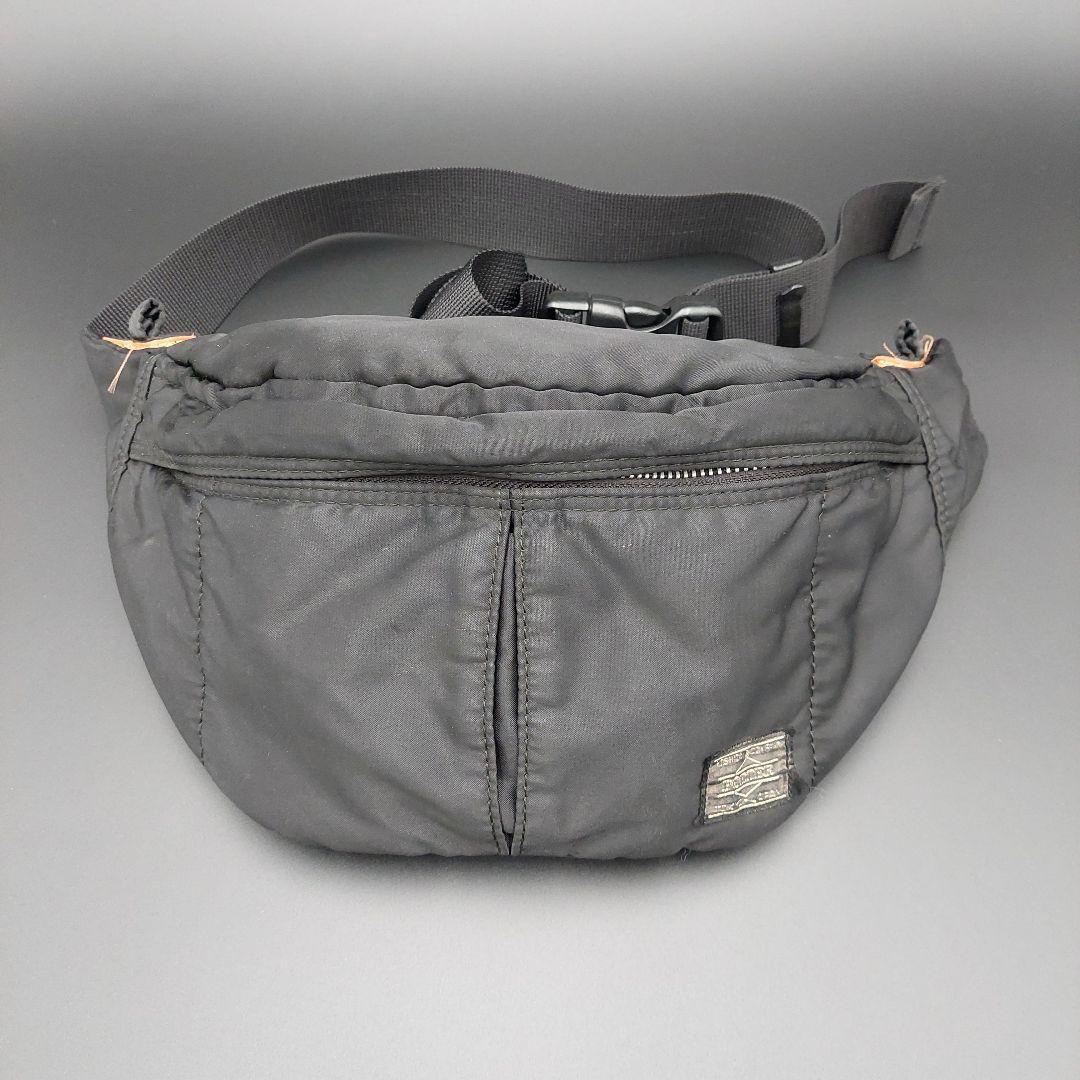 【大人気】PORTER ポーター タンカー ウエストバッグ 黒 良品 ベルト調整 良品 ボディーバッグ ベルト調整可能_画像2