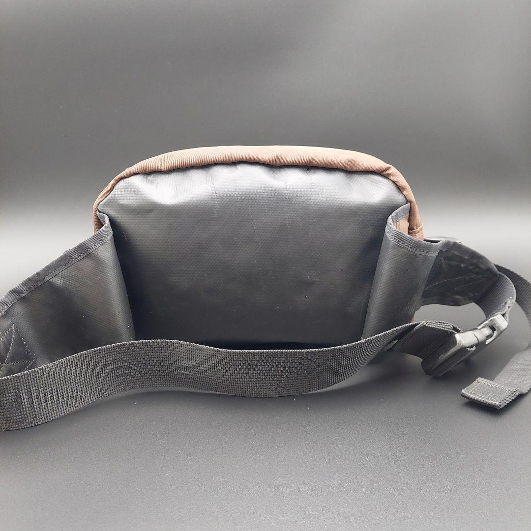 【大人気】PORTER ポーター  ボディバッグ ウエストポーチ 茶色 良品 ベルト調整可能 ブラウン_画像3