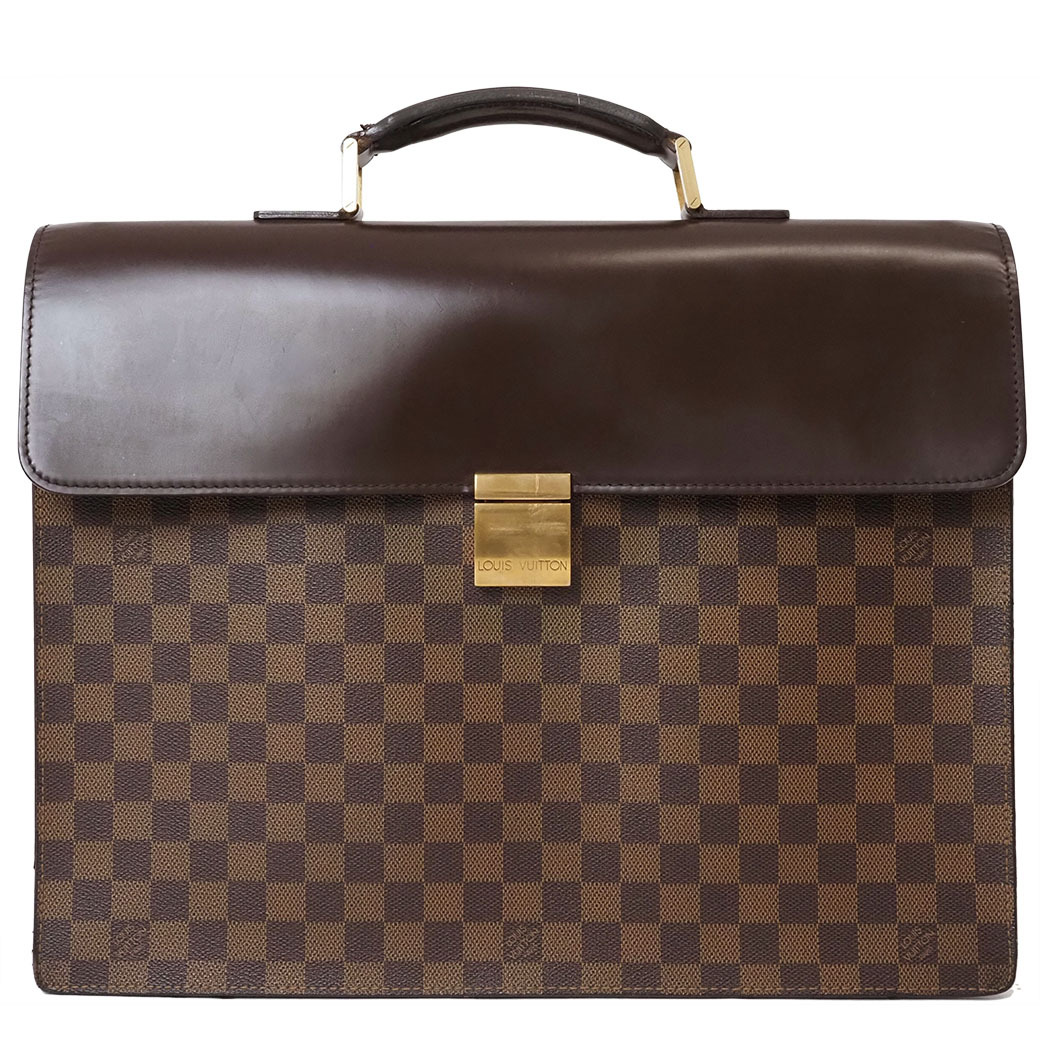  Louis Vuitton LOUIS VUITTON Alto naGM сумка мужской б/у Damier eben портфель N53312