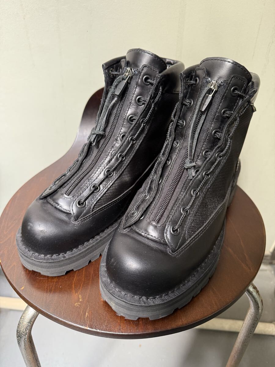 【25.0】【US7】ダナーフィールドR ジッパーユニット付き　Danner ゴアテックス　ブラック_画像1