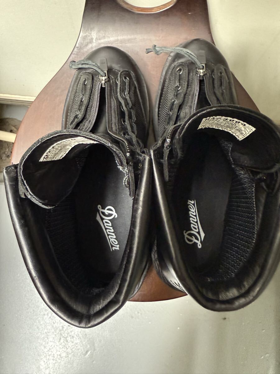 【25.0】【US7】ダナーフィールドR ジッパーユニット付き　Danner ゴアテックス　ブラック_画像5
