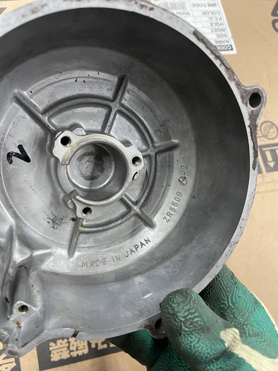 カワサキ ゼファー400 純正 ジェネレーターカバー エンジンカバー ダイナモカバー_画像8