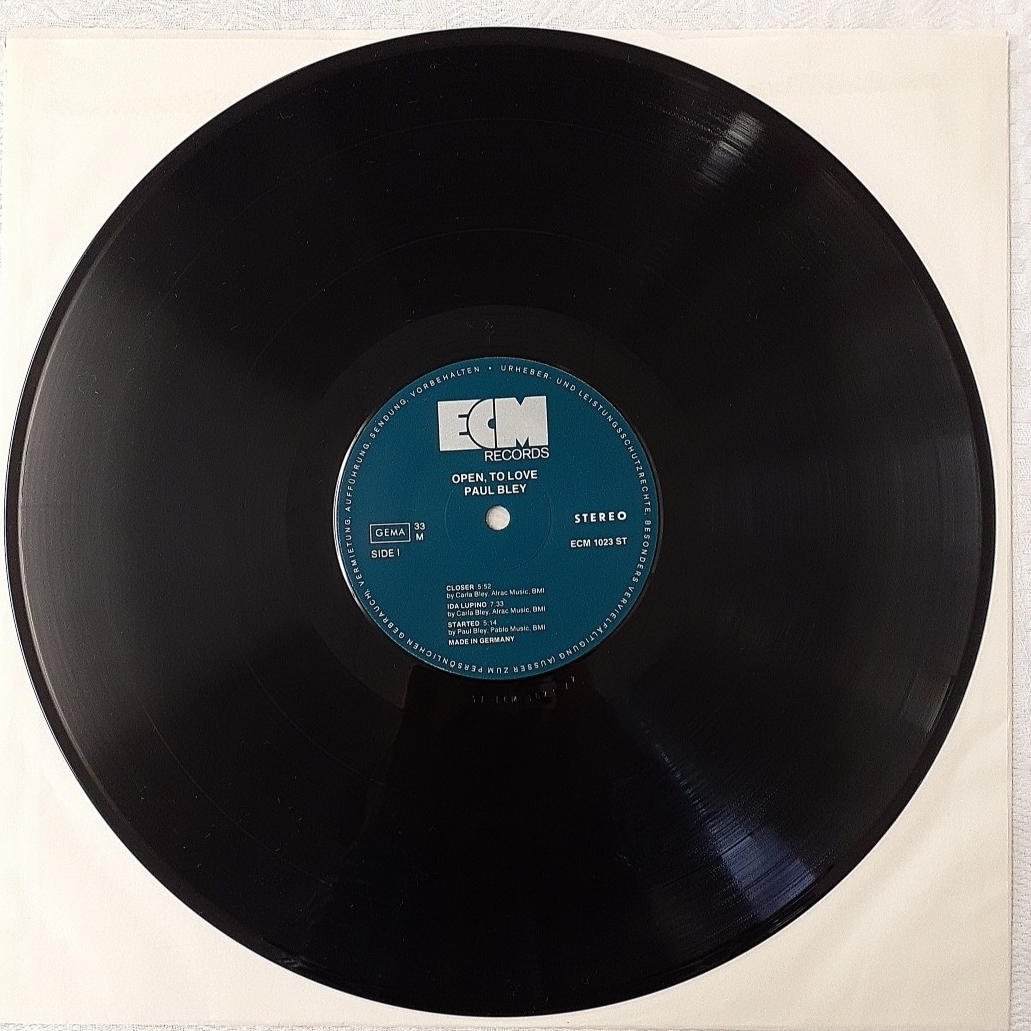 s612 Open to love Paul Bley LPレコード 西Germany盤_画像3