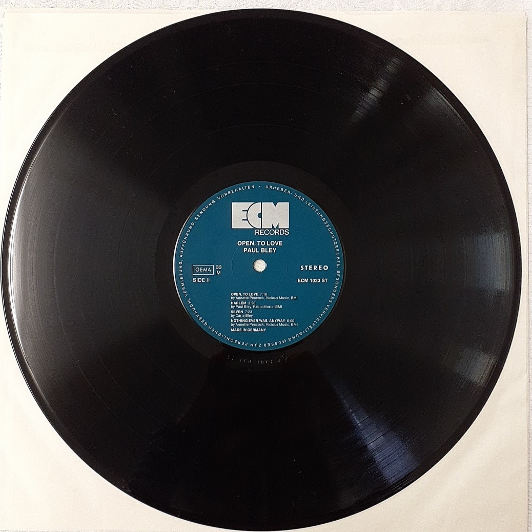 s612 Open to love Paul Bley LPレコード 西Germany盤_画像5