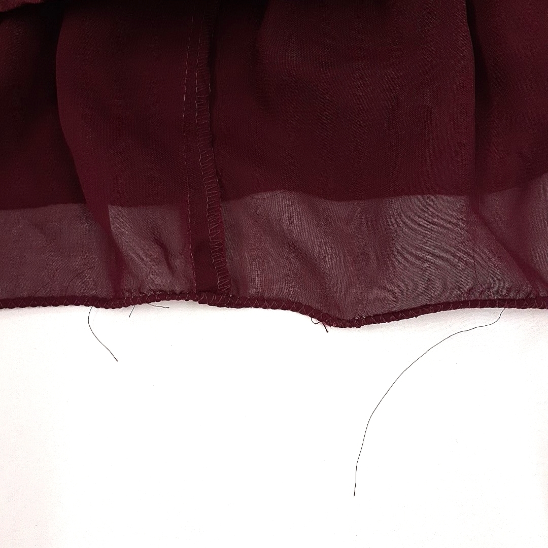 s354 ドレス ワンピース スリップドレス 赤えんじ系 ドレスワンピース イベントアクシーズファム axesfemme_画像3