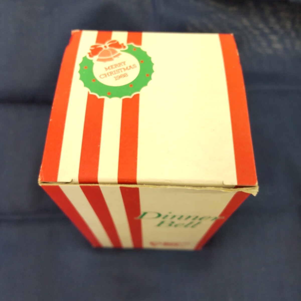 s593 KFC ケンタッキーフライドチキン ディナーベル 1988年 クリスマス 景品 箱付き 昭和レトロ_画像8