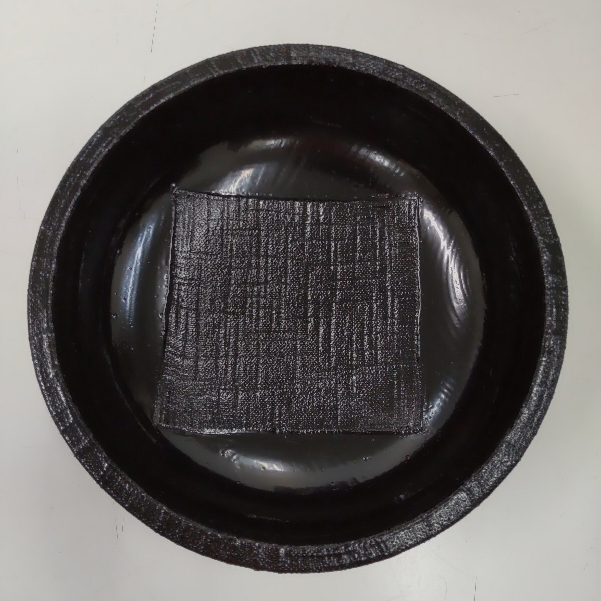 s681 塩徳屋漆器店 輪島塗 漆器 菓子器 3枚 径約18cm×高さ約7cm 工芸品 保管品_画像4