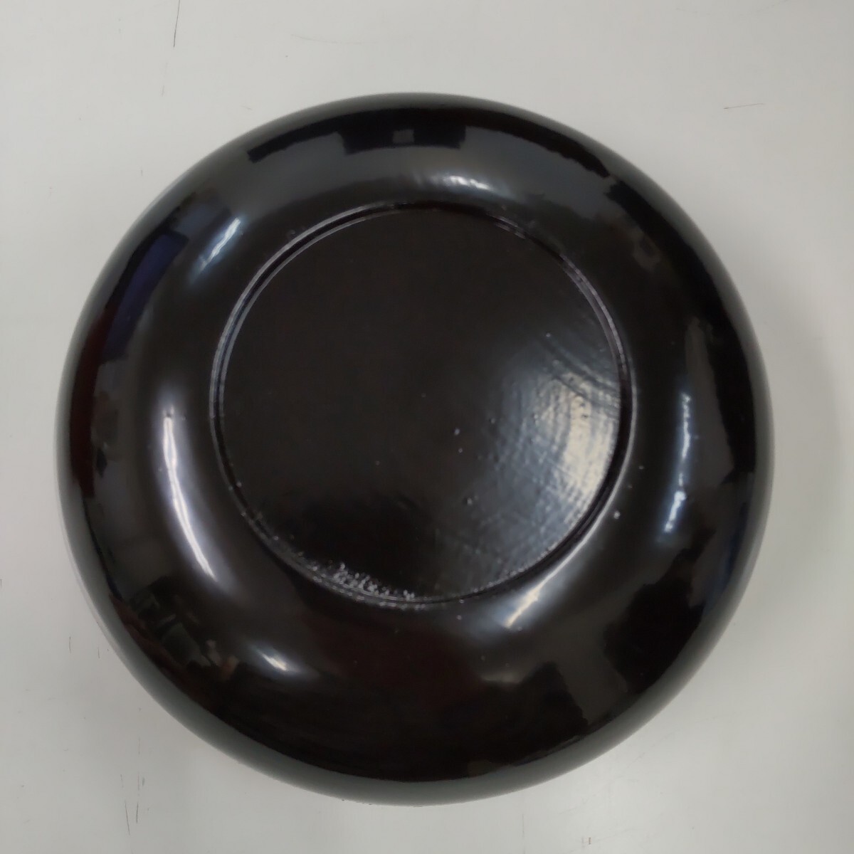 s681 塩徳屋漆器店 輪島塗 漆器 菓子器 3枚 径約18cm×高さ約7cm 工芸品 保管品_画像5