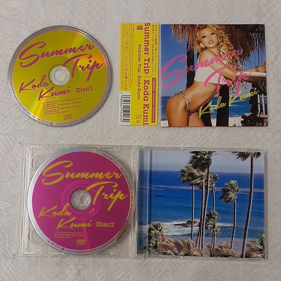 s318 Summer Trip Koda Kumi CD+DVD 2 листов комплект с поясом оби