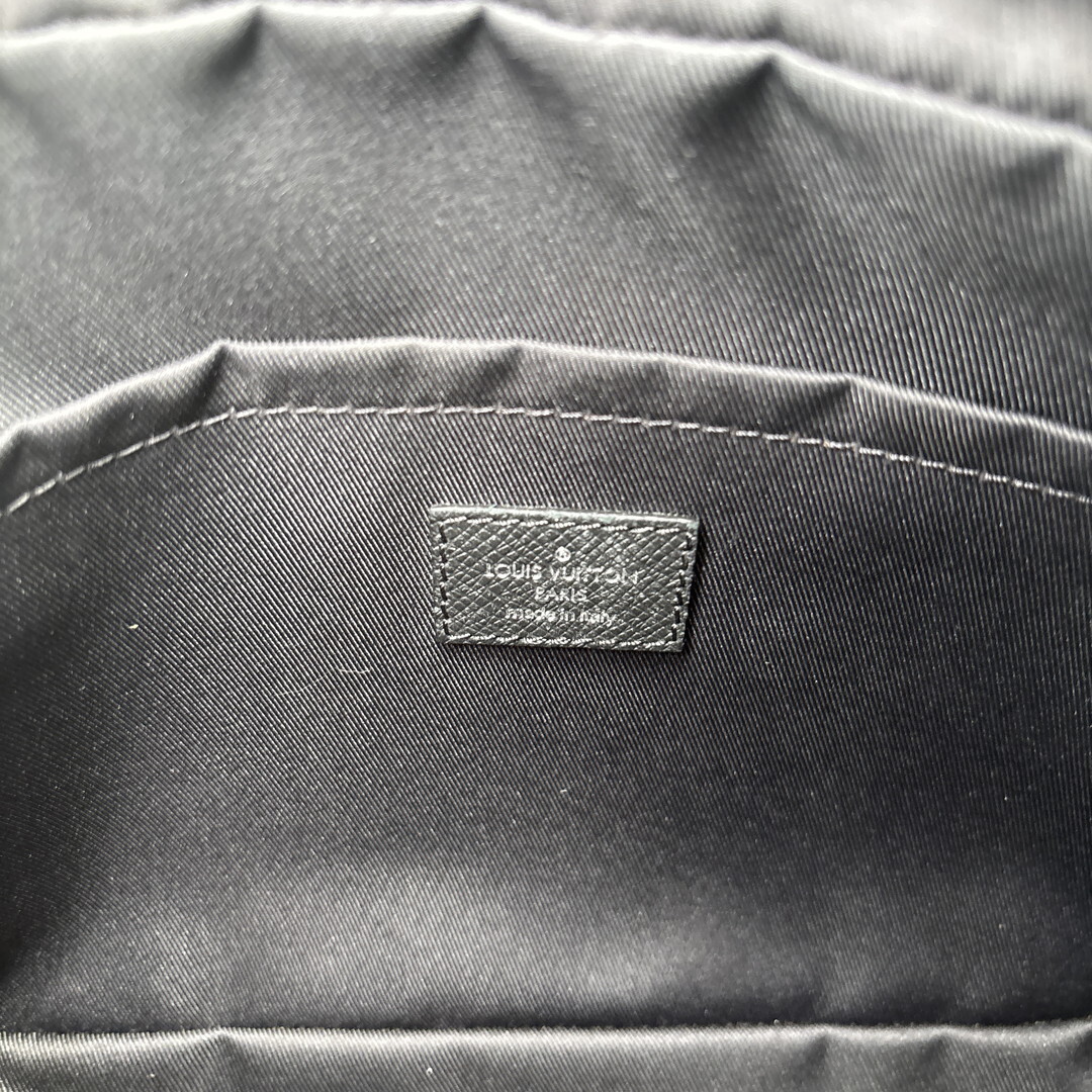 新品同様/IC ルイヴィトン タイガ アウトドア メッセンジャーPM ショルダーバッグ 斜め掛け アルドワーズ ブラック 黒 M33435_画像10