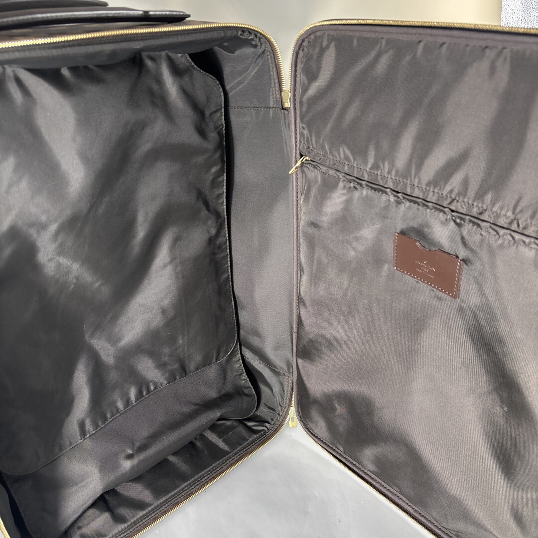 極美品 Louis Vuitton ルイヴィトン■ダミエ ペガス 55 N23294 レザー スーツケース キャリーケース バッグ ビジネス 出張 A4 メンズ_画像9