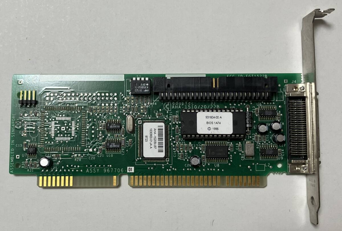 【レア】Adaptec ISAバス用SCSIカード「AHA-1520B/J97」アダプテック_画像1