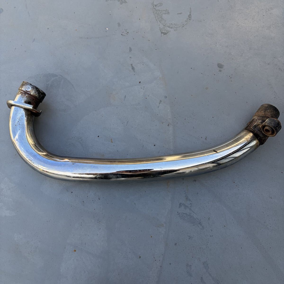 ヤマハSR400 純正マフラー 3GW14711 刻印あり 中古 現状_画像4