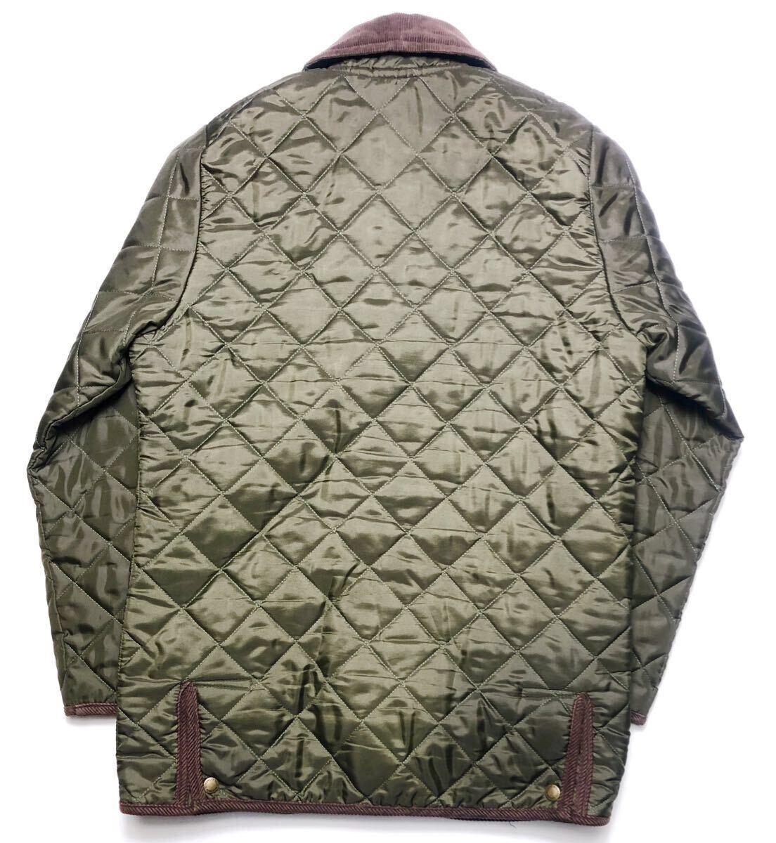 英国製 West Midland Outerwear キルティングジャケット 42サイズ カーキグリーン _画像2