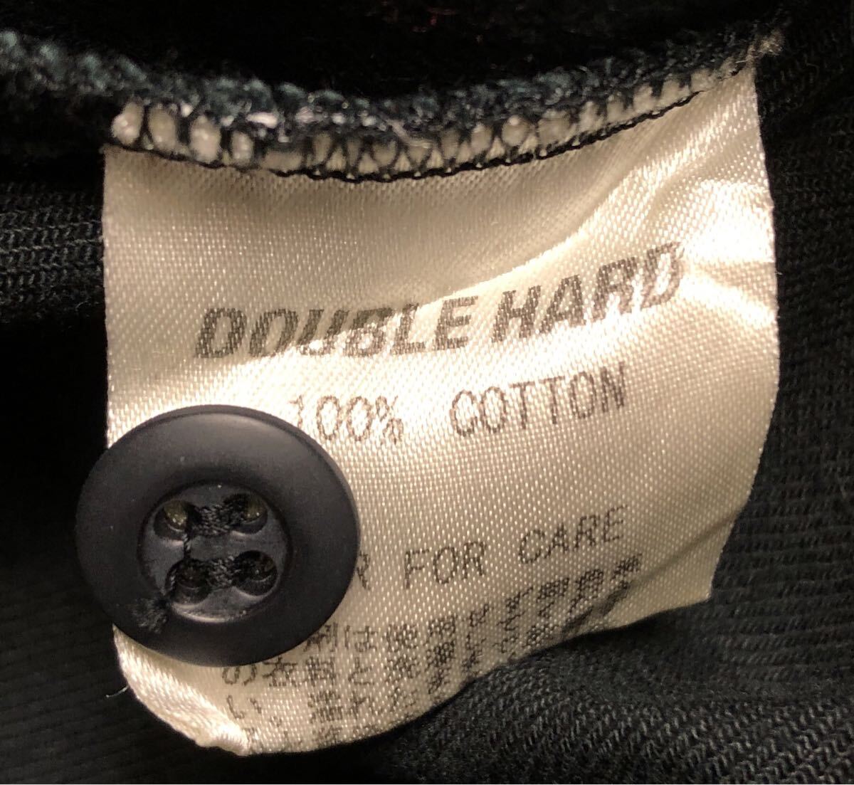 DOUBLE HARD ダブルハード ミリタリーシャツ 黒 Mサイズ 肉厚 シャツジャケット 斜め胸ポケット エポレット フルディティール_画像8