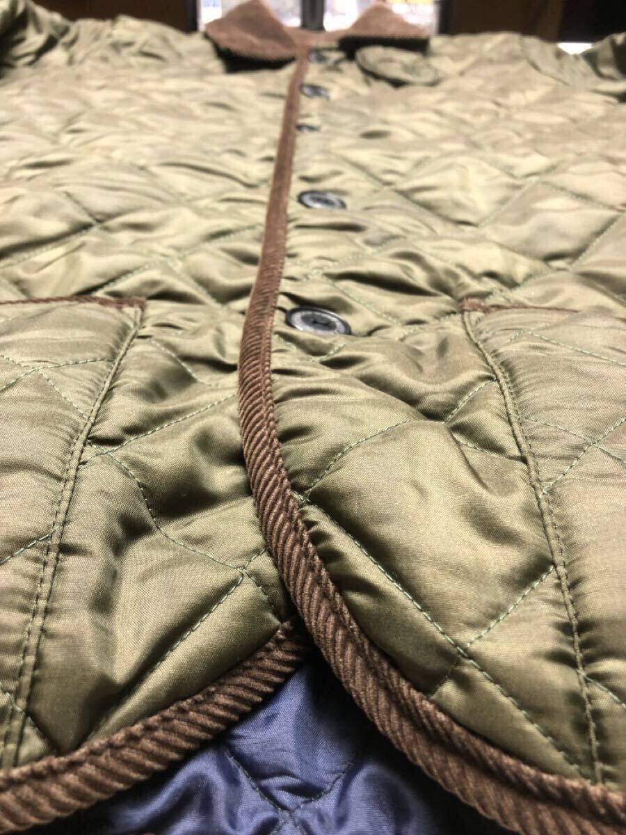英国製 West Midland Outerwear キルティングジャケット 42サイズ カーキグリーン _画像7