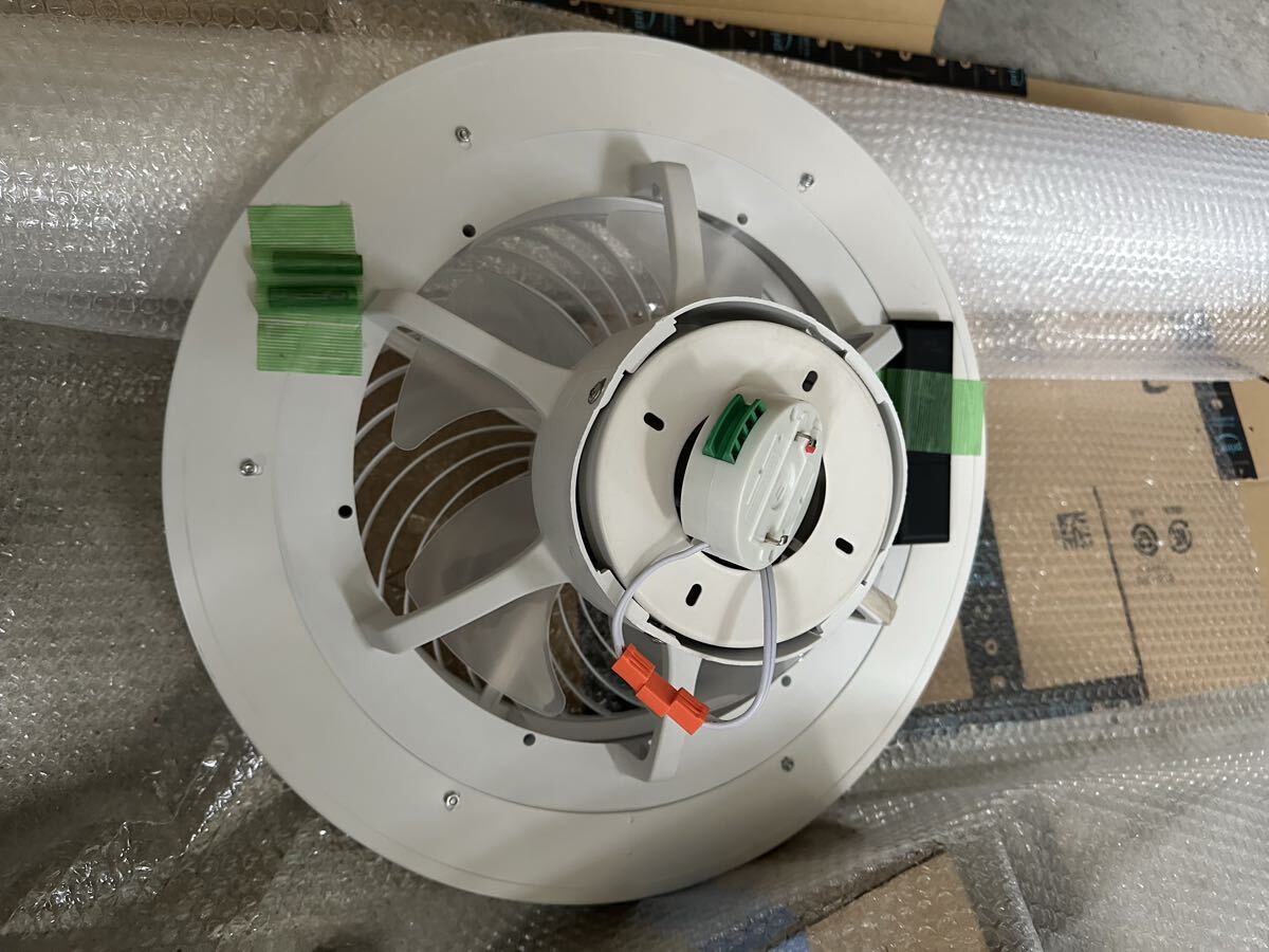 シーリングファンライト LED 引っ掛けシーリング シーリングライト シーリングファン 1円〜_画像2