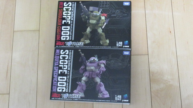 ★T-SPARK TOYRISE トイライズ ATコレクション01 ＆ 02 スコープドッグ レッドショルダーカスタム スコープドッグ ＆ メルキア仕様_画像1