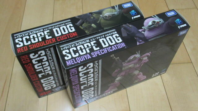 ★T-SPARK TOYRISE トイライズ ATコレクション01 ＆ 02 スコープドッグ レッドショルダーカスタム スコープドッグ ＆ メルキア仕様_画像10