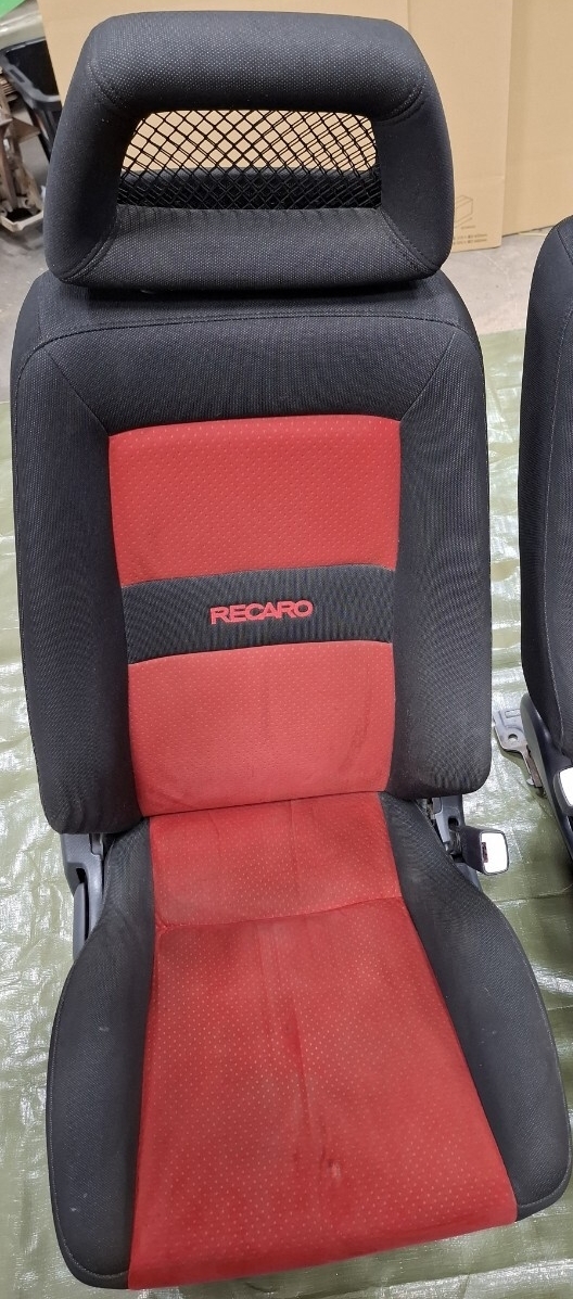 レカロ　keiワークス　純正　シート　セット　赤　_画像5