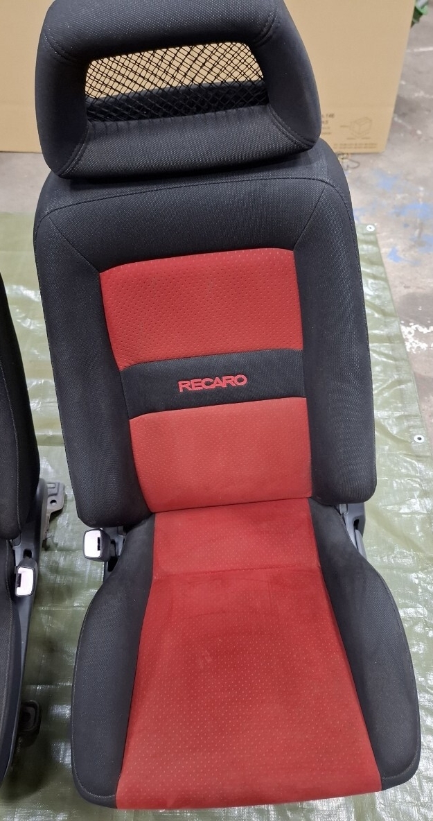 レカロ　keiワークス　純正　シート　セット　赤　_画像4
