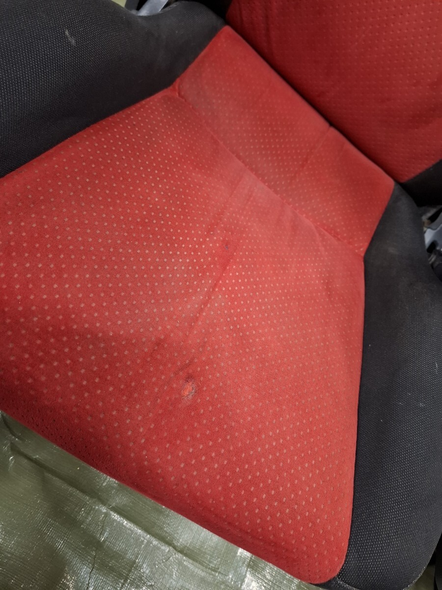レカロ　keiワークス　純正　シート　セット　赤　_画像6