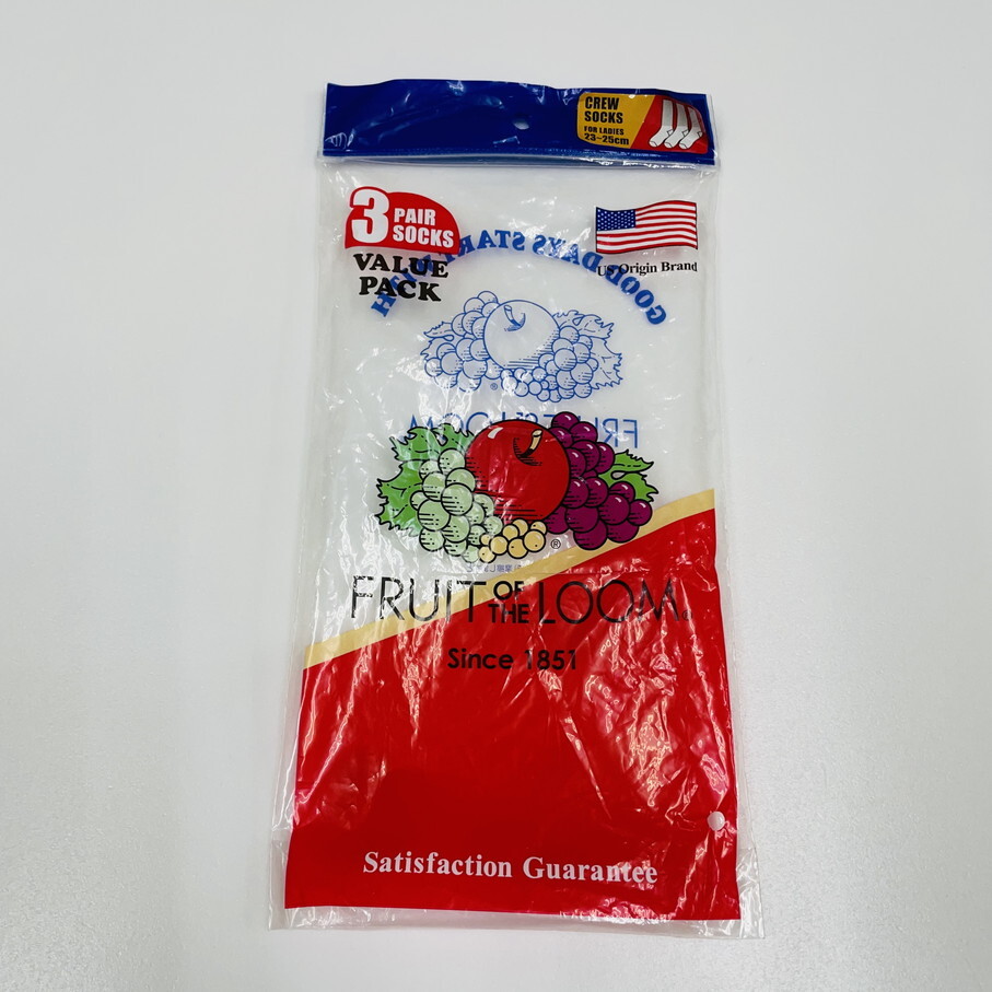 3セット FRUIT OF THE LOOM ブラック/グレー/ホワイト 靴下 ソックス 大人カジュアルアウトドア レディース フルーツオブザルーム_画像8