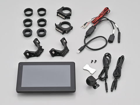 ★ 23333 デイトナ Daytona バイク用 モトスマートモニター ディスプレイ 7インチ CarPlay Android Auto対応 防水防塵 バックカメラ付属_画像3