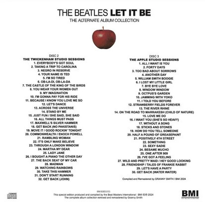 THE BEATLES / LET IT BE : THE ALTERNATE ALBUM COLLECTION 100 комплект ограничение 2 вид бумага jacket (3CD)