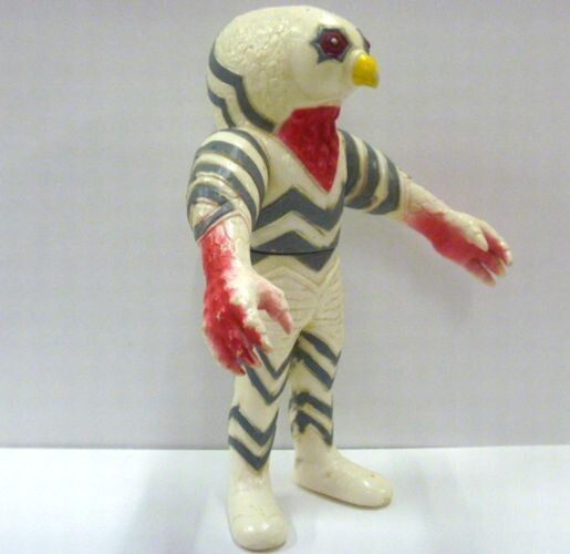 分身宇宙人 ガッツ星人　ソフトビニール アクションフィギュア　1983　バンダイ　【訳あり品】　SB30_画像2