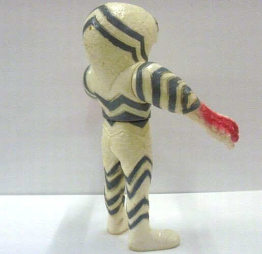 分身宇宙人 ガッツ星人　ソフトビニール アクションフィギュア　1983　バンダイ　【訳あり品】　SB30_画像3