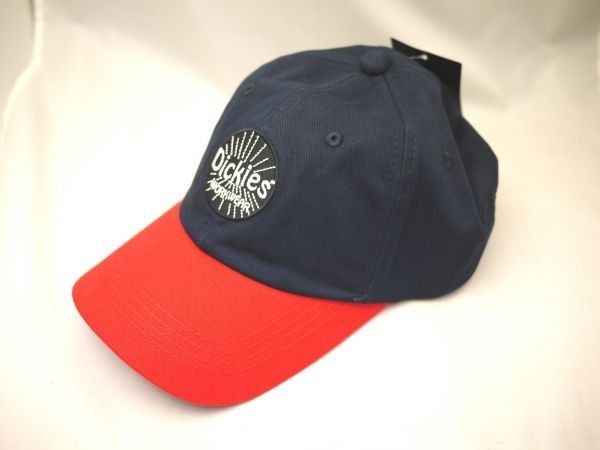 Dickies ディッキーズ ツイルローキャップ ダークブルー メンズキャップフリーサイズ 57~59cm_画像1