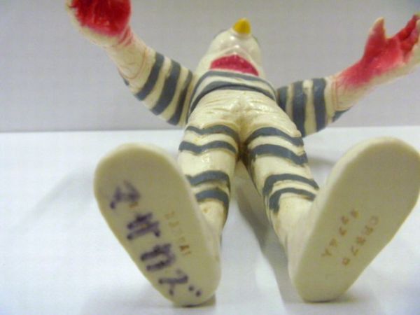 分身宇宙人 ガッツ星人　ソフトビニール アクションフィギュア　1983　バンダイ　【訳あり品】　SB30_画像6