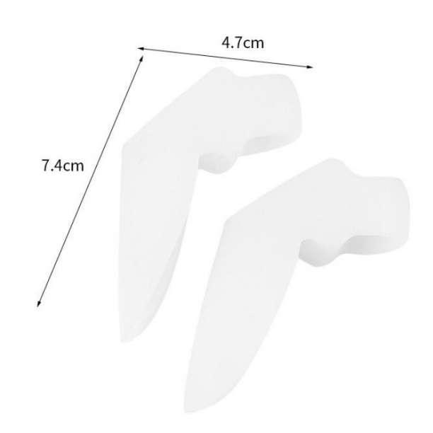 外反母趾 シリコン サポーター 白 2個セット 親指 矯正 フットケア 足指保護_画像3