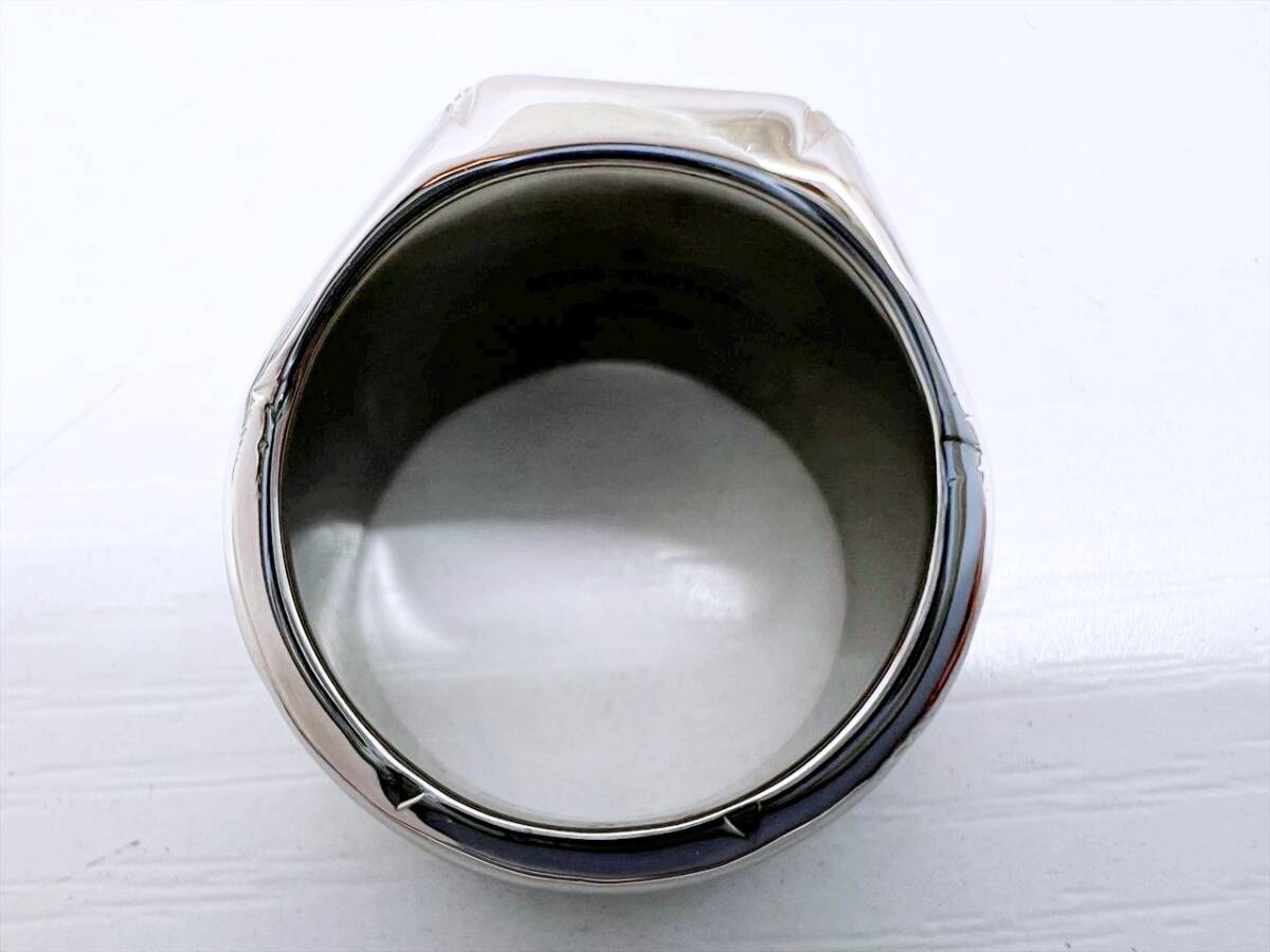 ほぼ未使用　美品　Louis Vuitton　ルイヴィトン　LV　シグネットリング　指輪　シルバー　印台　L　M62488_画像2