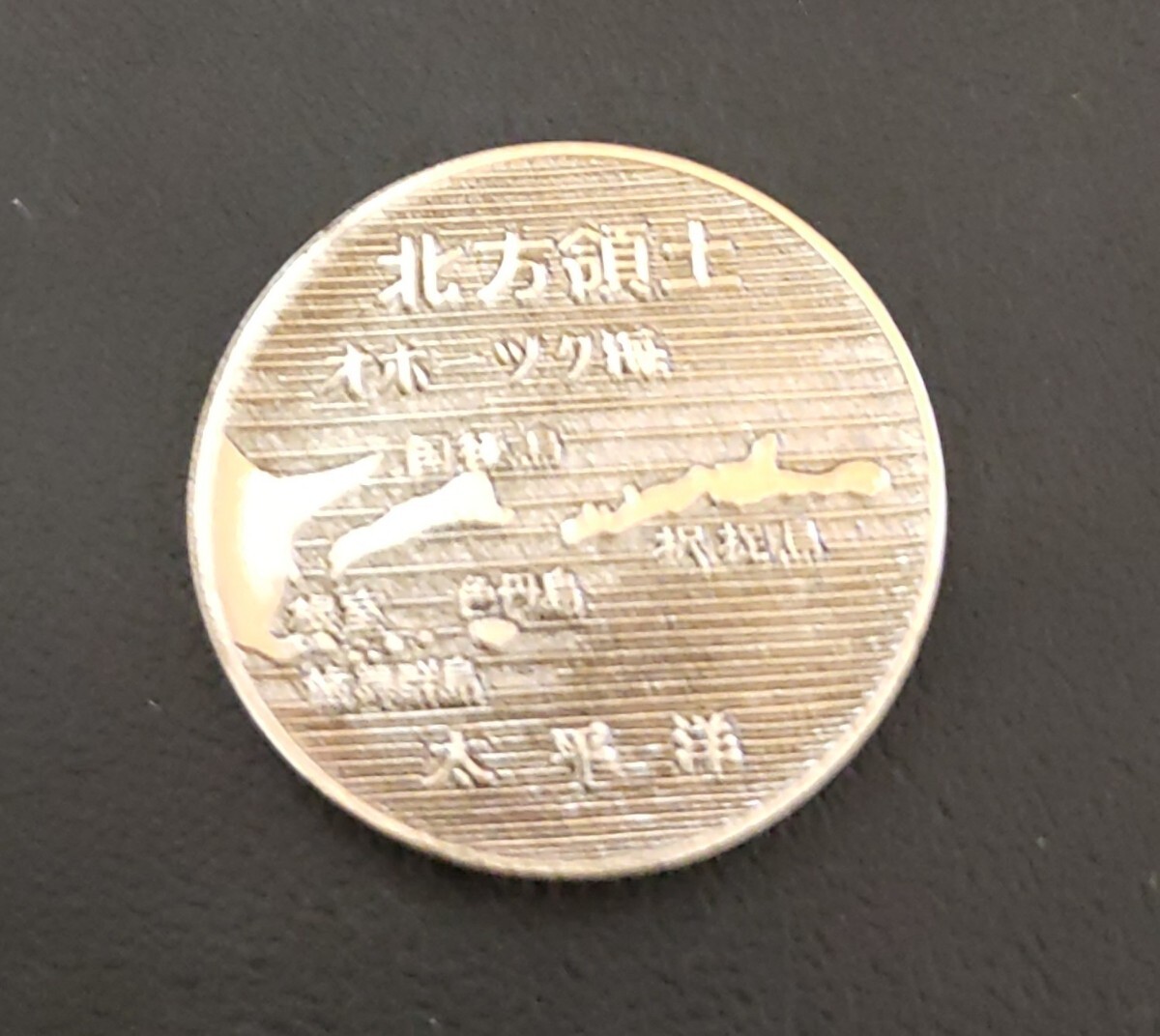 希少ウルトラメガレア！　昭和レトロ　◎北方領土[島よ帰れ]　記念メダル 　美品　 コイン　海外は高値_画像4