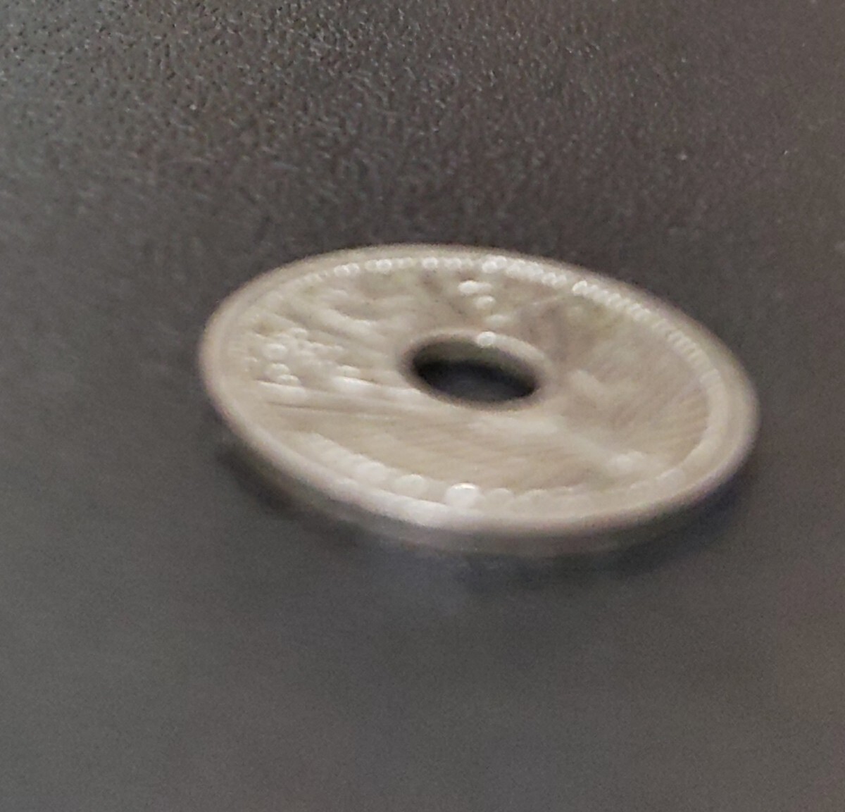 古銭 5銭硬貨 菊紋 鳳凰 穴銭 昭和レトロ コレクション 硬貨 古銭 五銭_画像4